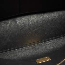 Celine Blue/Black Python and Leather Small Trapeze Top Handle Bag
