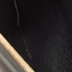 Celine Blue/Black Python and Leather Small Trapeze Top Handle Bag