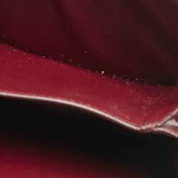 Celine Burgundy Leather Small Classic Box Flap Bag