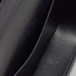 Celine Black Leather Mini Triomphe Shoulder Bag