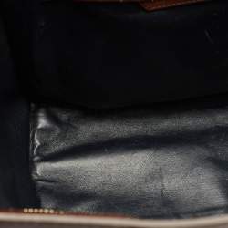 Celine Tricolor Leather Mini Luggage Tote