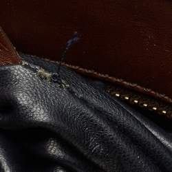 Celine Tricolor Leather Mini Luggage Tote