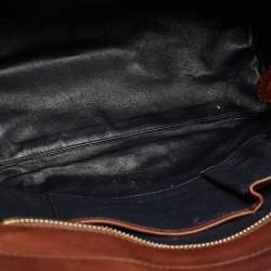 Celine Tricolor Leather Mini Luggage Tote