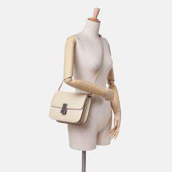 Celine Beige Medium Calfskin Classic Box