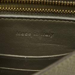 Celine Olive Green Leather Small Trotteur Crossbody Bag
