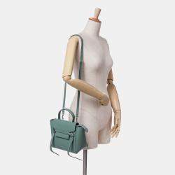 Celine Blue Nano Grained Calfskin Belt Bag