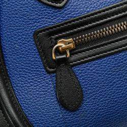 Celine Multicolor Micro Tricolor Leather Luggage Tote Bag