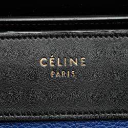 Celine Multicolor Micro Tricolor Leather Luggage Tote Bag