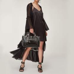 Celine Choco Brown Leather Boogie Satchel
