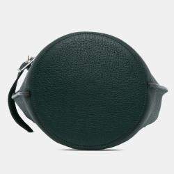 Celine Green Leather Nano Big Bucket Bag