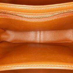 Celine Brown Canvas Teen Triomphe Crossbody