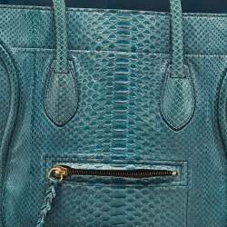 Celine Blue Python Medium Phantom Luggage Tote