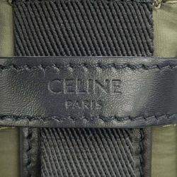 Celine Khaki Nylon Quilted Leather Ava Medium Shoulder Bag 