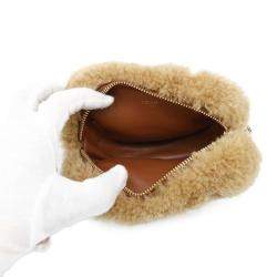 Celine Brown Boa Leather Medium Heart Shoulder Bag