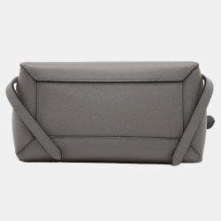 Celine Gray Calf Leather Nano Belt Bag