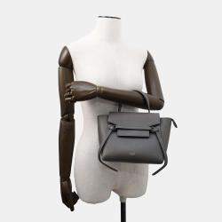 Celine Gray Calf Leather Nano Belt Bag