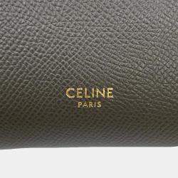Celine Gray Calf Leather Nano Belt Bag