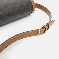 Celine Leather Classic Triomphe Shoulder Bag