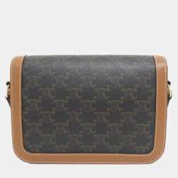 Celine Leather Classic Triomphe Shoulder Bag