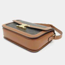 Celine Leather Classic Triomphe Shoulder Bag