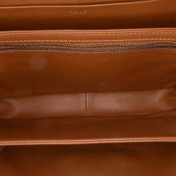 Celine Beige Teen Canvas Triomphe Crossbody