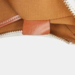 Celine Beige Triomphe Coated Canvas Ava Shoulder Bag