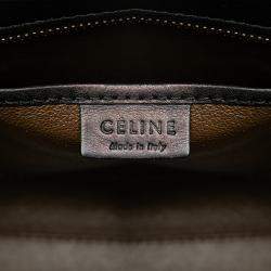 Celine Multicolor Nano Tricolor Leather Luggage Tote