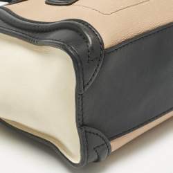Celine Multicolor Leather Nano Luggage Tote