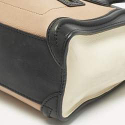Celine Multicolor Leather Nano Luggage Tote
