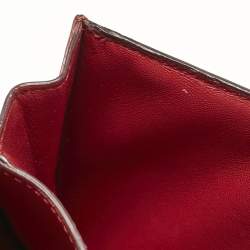 Celine Red Leather Small Classic Box Crossbody Bag