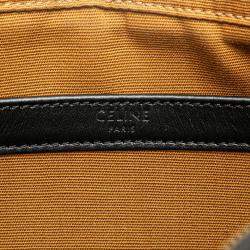 Celine Brown Triomphe Coated Canvas Logo Crossbody