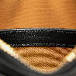 Celine Brown Triomphe Coated Canvas Logo Crossbody