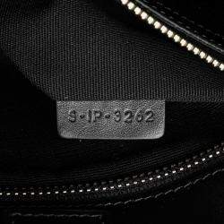 Celine Black Medium Triomphe Coated Canvas Cabas Horizontal Tote