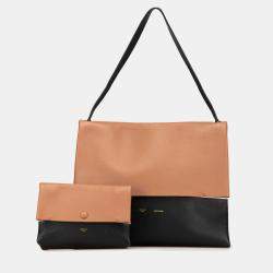 Celine Tricolor Leather All Soft Shoulder Bag