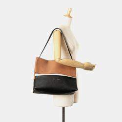 Celine Tricolor Leather All Soft Shoulder Bag