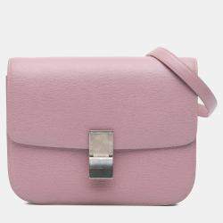 Celine Pink Medium Calfskin Classic Box