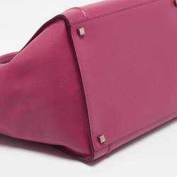 Celine Fuchsia Leather Medium Phantom Luggage Tote