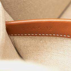Celine Beige/Brown Small Canvas Cabas Thais Satchel