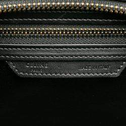 Celine Red Tricolor Calfskin MicroLuggage Tote