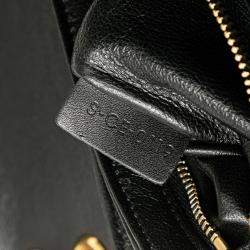 Celine Black Medium Leather C Bag