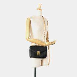 Celine Black Medium Leather C Bag