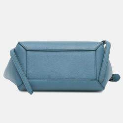 Celine Blue Nano Grained Calfskin Belt Bag