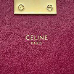 Celine Pink Leather C Small Chain Shoulder Bag