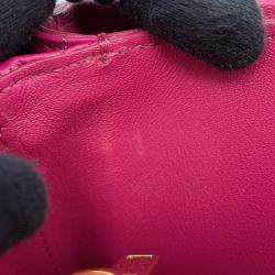 Celine Pink Leather C Small Chain Shoulder Bag
