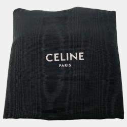 Celine Tan PVC Coated Canvas and Leather Triomphe Tambour Small Shoulder Bag
