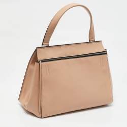 Celine Beige Leather Medium Edge Bag