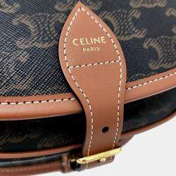 Celine Brown PVC Polkovac Medium bag