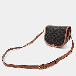 Celine Brown PVC Polkovac Medium bag