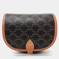 Celine Brown PVC Polkovac Medium bag