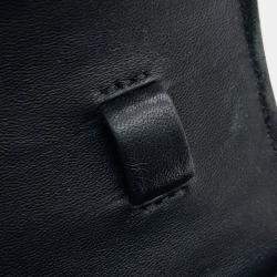 Celine Black Leather Mini Classic Box